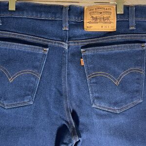 Vintage Orange Tab Levi's Bootcut Jeans 517